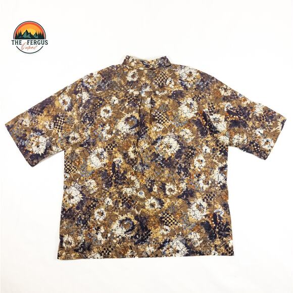 Vintage Da Vinci of California Hawaiian Style Shirt Made USA 100% Cotton Sz XXL - Picture 2 of 10